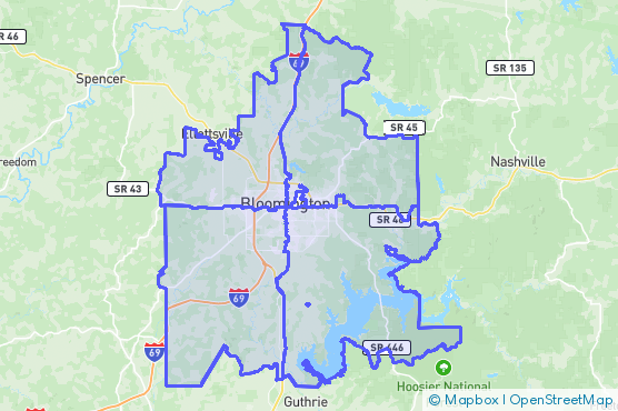 Service Area Map