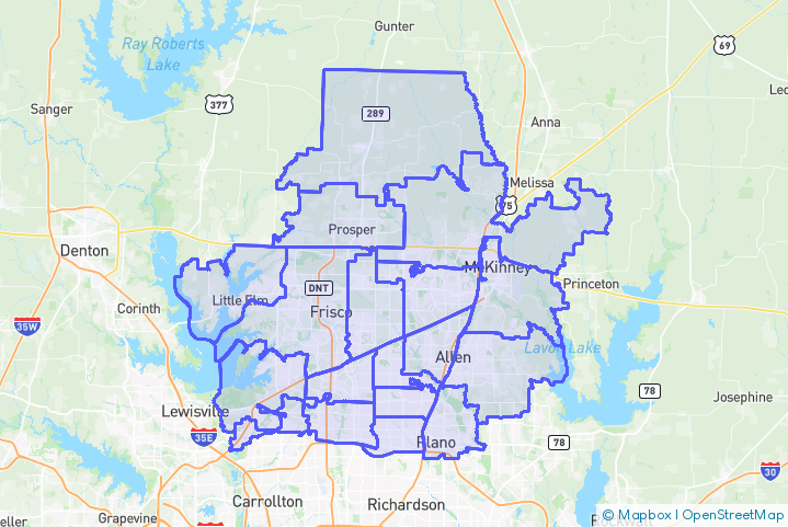 Service Area Map