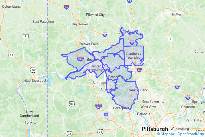 Service Area Map