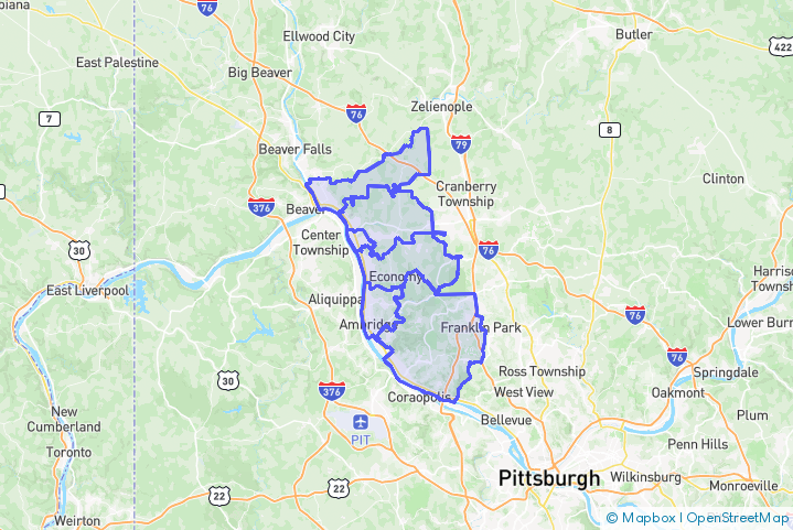 Service Area Map