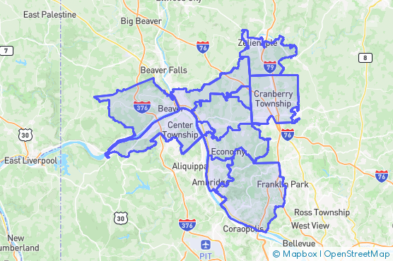 Service Area Map