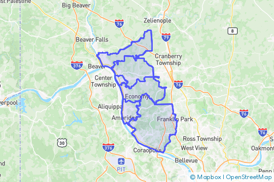 Service Area Map