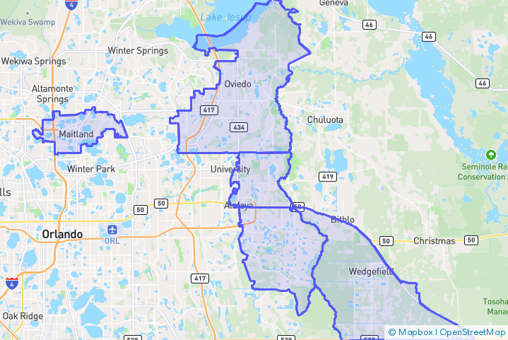 Service Area Map