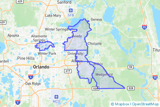 Service Area Map