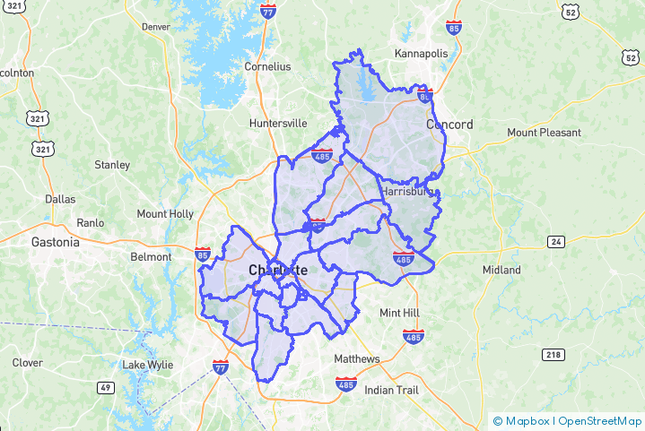 Service Area Map