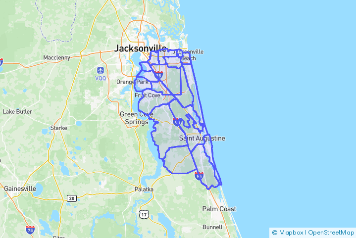 Service Area Map