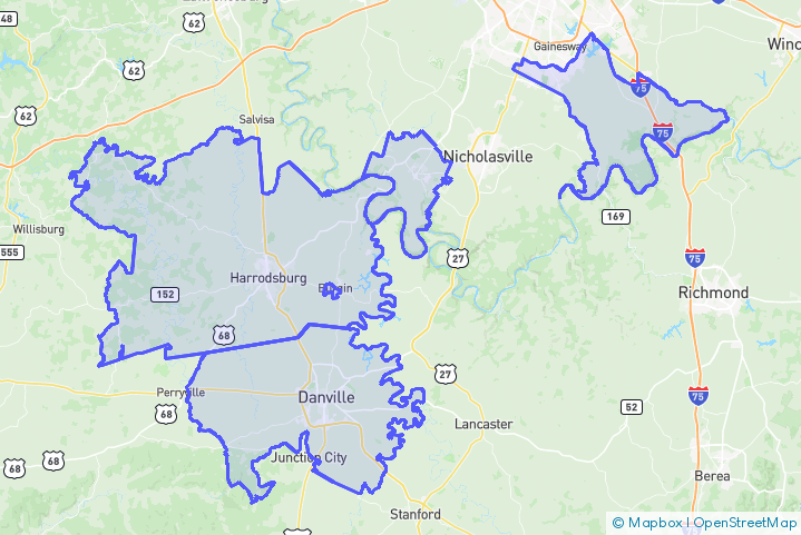 Service Area Map