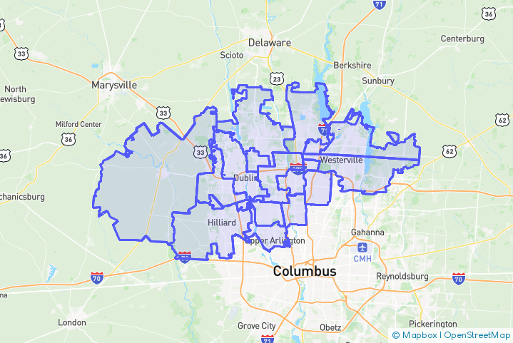 Service Area Map