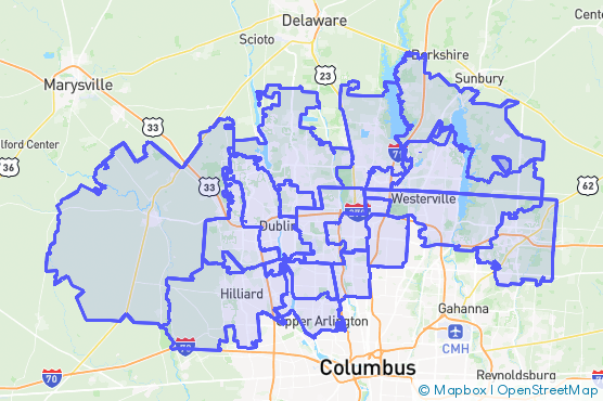 Service Area Map