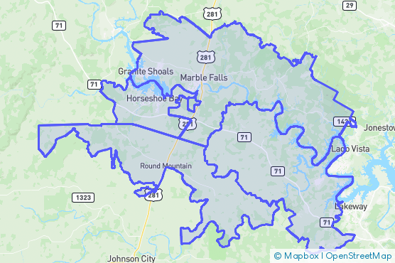 Service Area Map