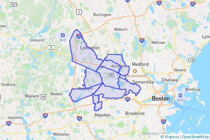 Service Area Map