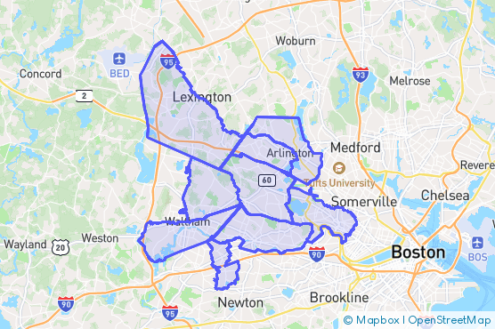Service Area Map