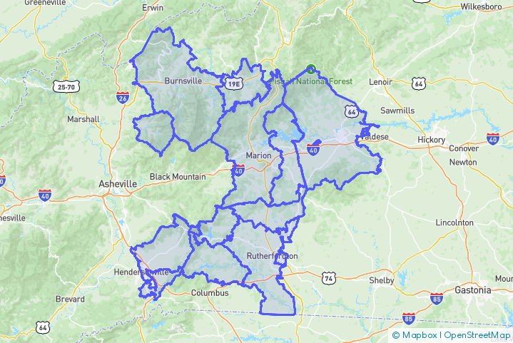 Service Area Map