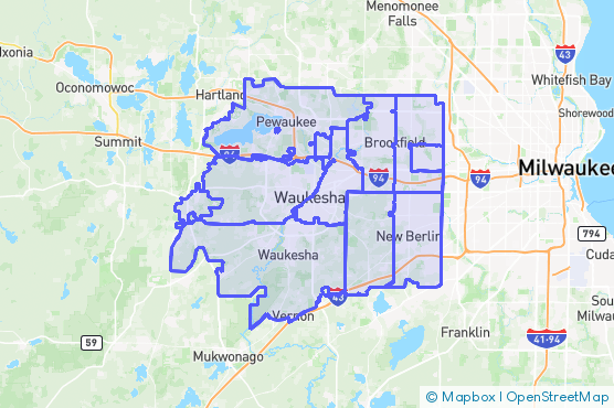 Service Area Map