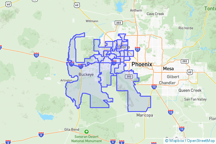 Service Area Map