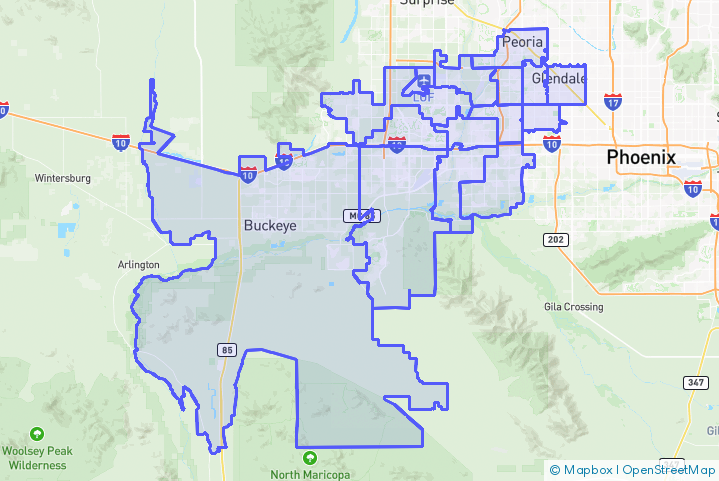 Service Area Map