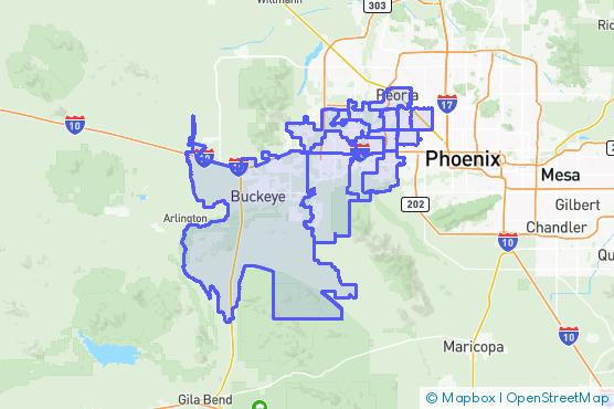 Service Area Map