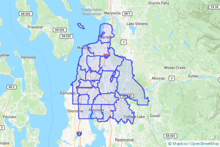 Service Area Map