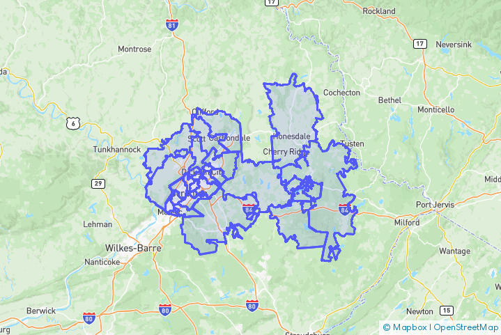 Service Area Map