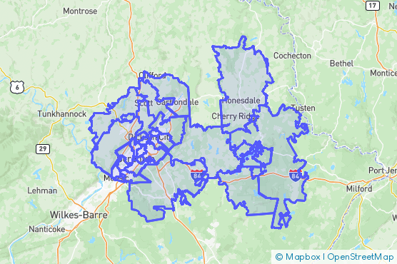Service Area Map
