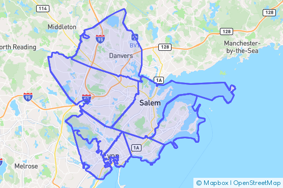 Service Area Map