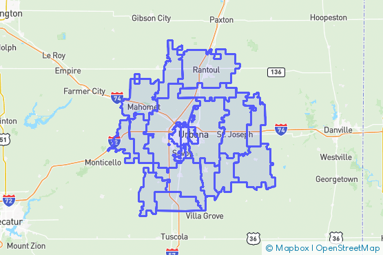 Service Area Map