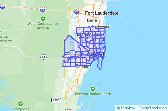 Service Area Map
