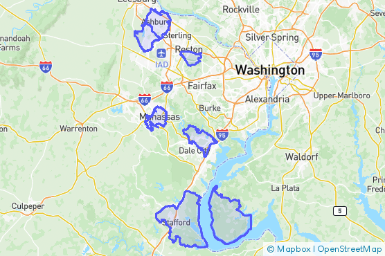 Service Area Map
