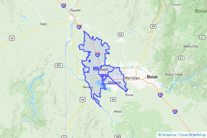 Service Area Map