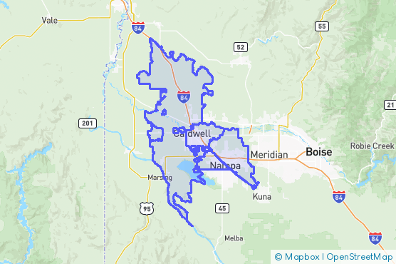 Service Area Map