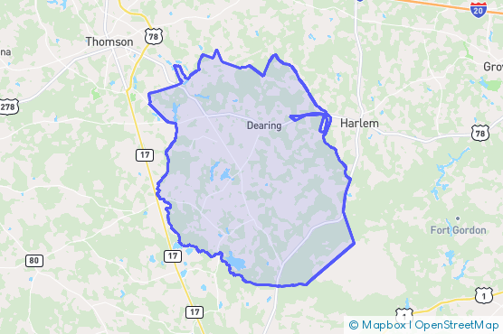 Service Area Map