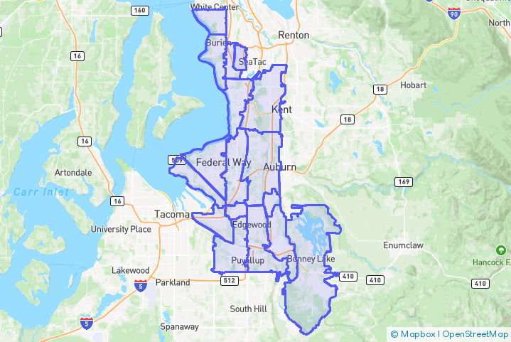 Service Area Map