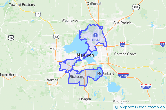 Service Area Map