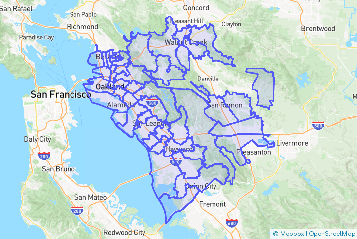 Service Area Map
