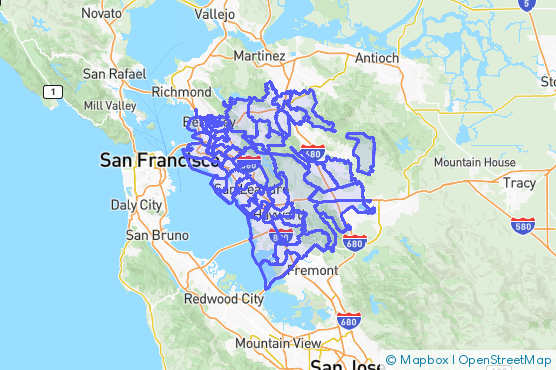 Service Area Map