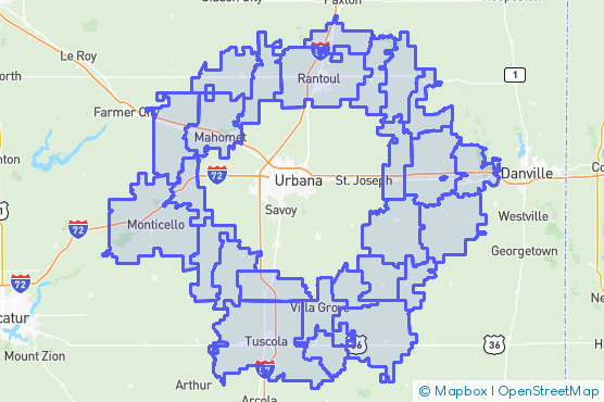 Service Area Map