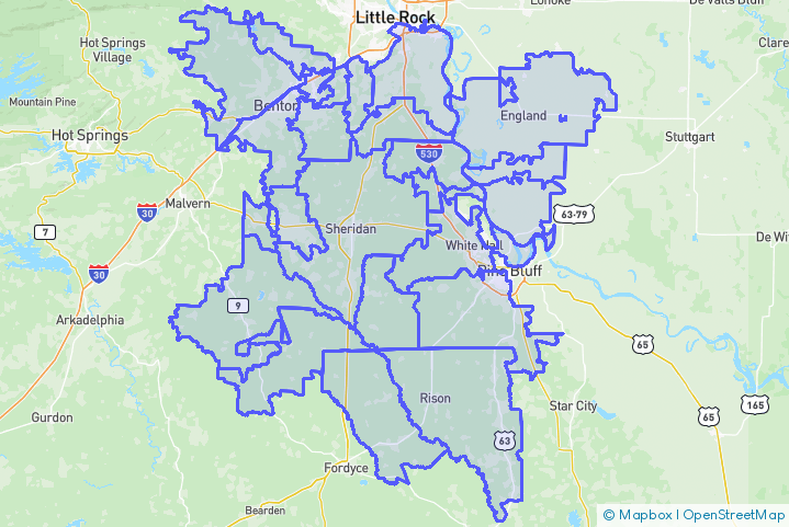Service Area Map