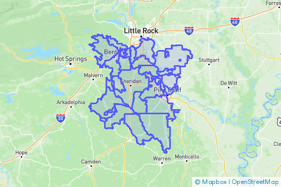 Service Area Map