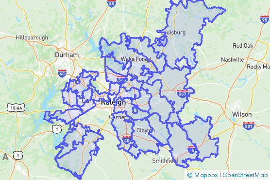 Service Area Map