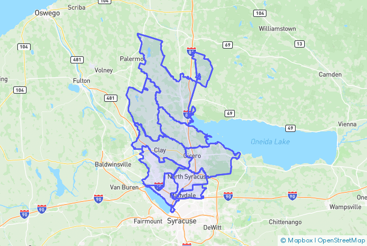 Service Area Map