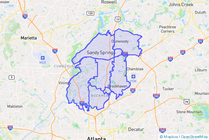 Service Area Map
