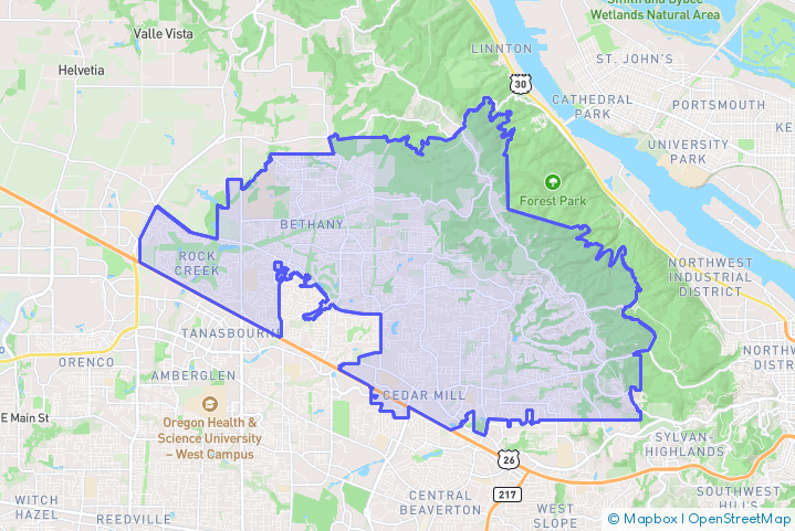 Service Area Map