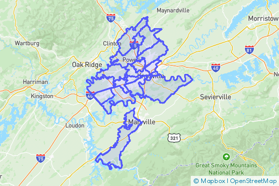 Service Area Map
