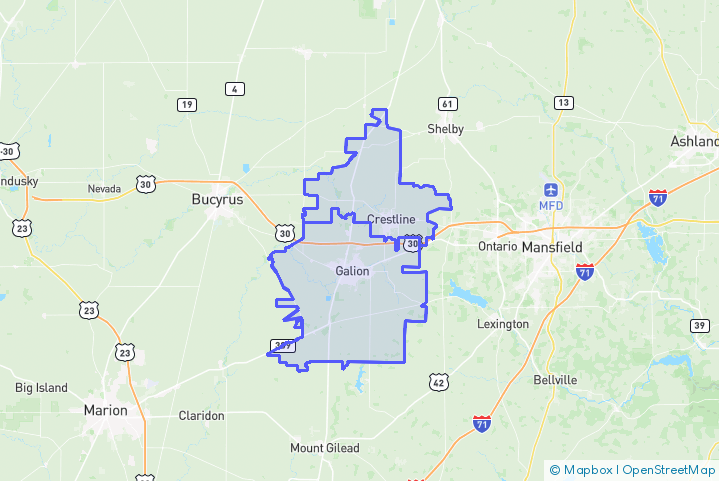 Service Area Map