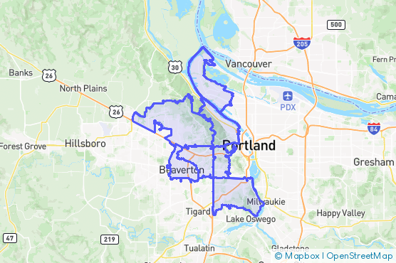 Service Area Map