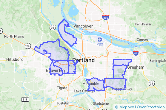 Service Area Map