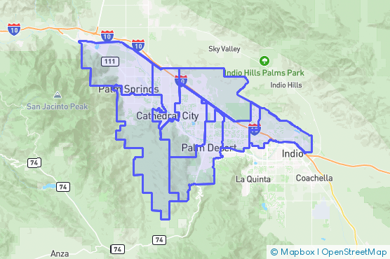 Service Area Map