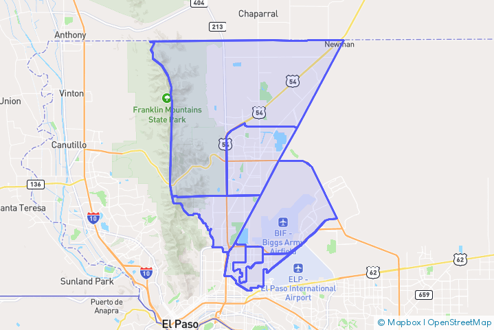 Service Area Map