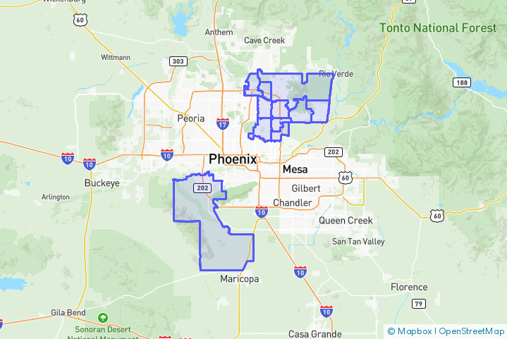 Service Area Map