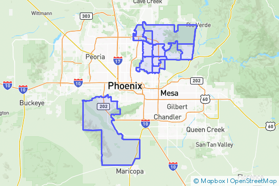 Service Area Map